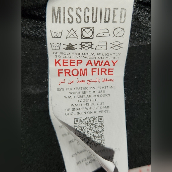 Misguided plus brand size 22 black leggings - Picture 6 of 6